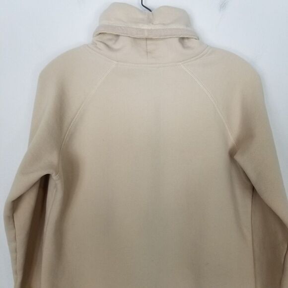 Burton Women's Indie Trip Crush Neck Sweatshirt Sz M Beige Pullover Ski Outdoor - Picture 5 of 9